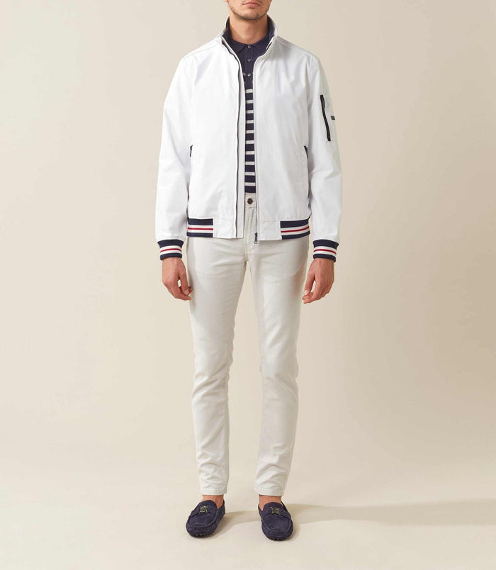 Izac Blouson Leger Blanc "Kevin"