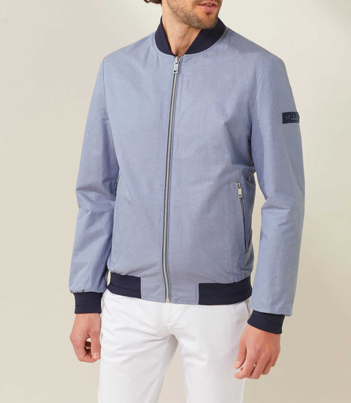 izac Blouson léger bleu "Kimi"