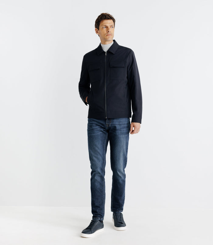 Izac Blouson Léger Marine