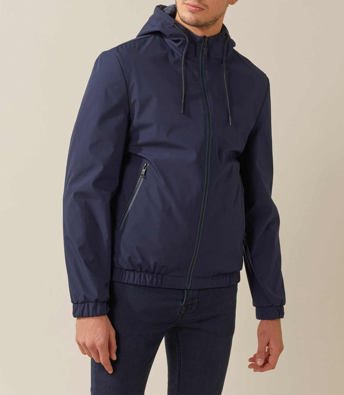 Izac Blouson Léger Réversible Marine "Ken"