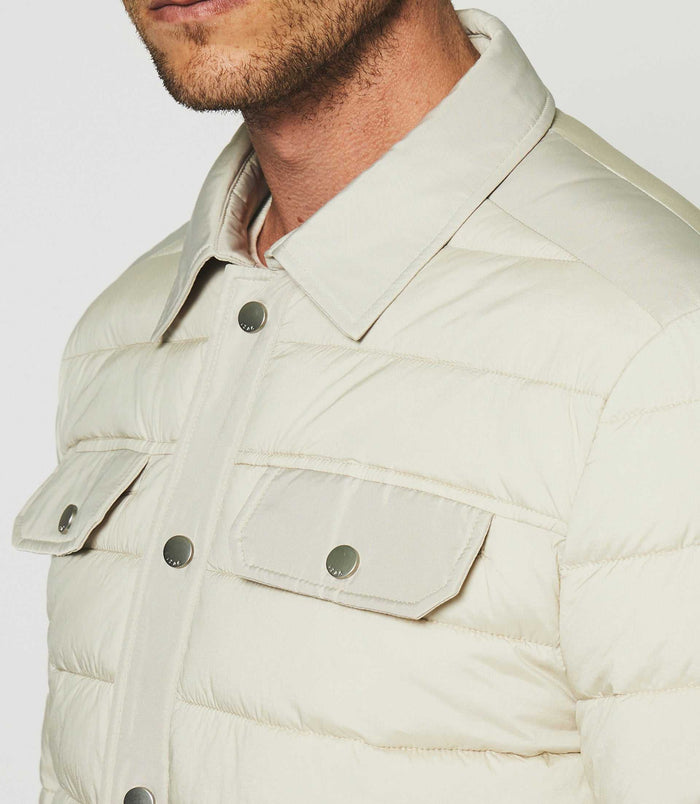 Izac Blouson Matelassé Beige Mastic ROX