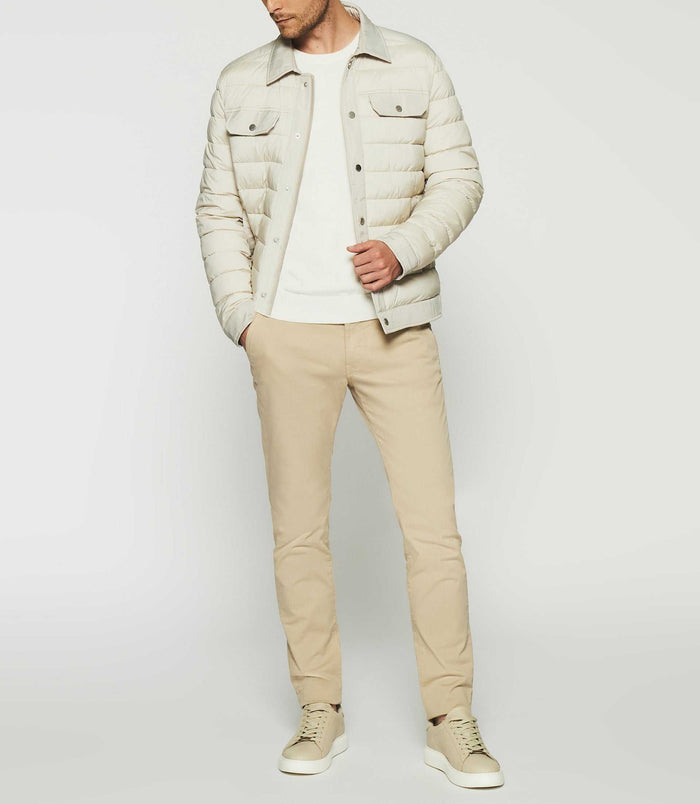 izac Blouson matelassé beige mastic ROX