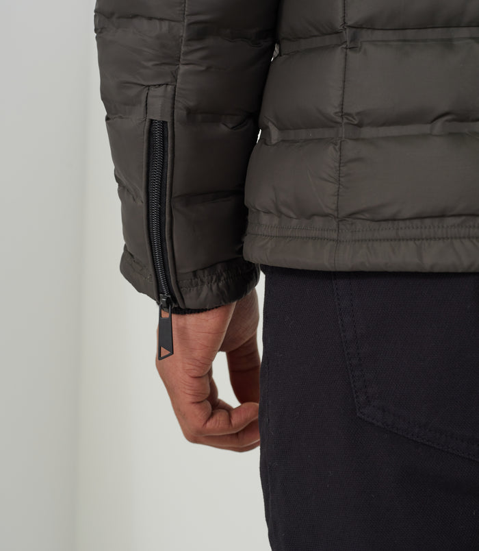 Izac Blouson Matelassé Kaki "Freddie"