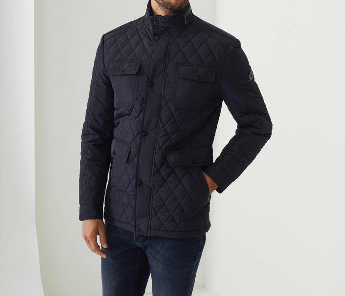 Izac Blouson Matelassé Marine "Fanfan"