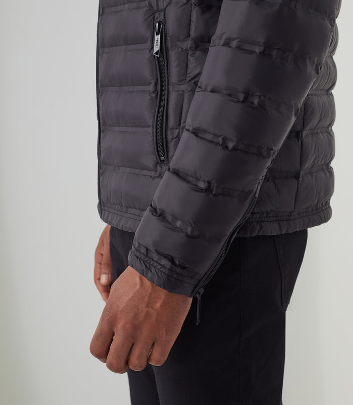 Izac Blouson Matelassé Noir "Freddie"