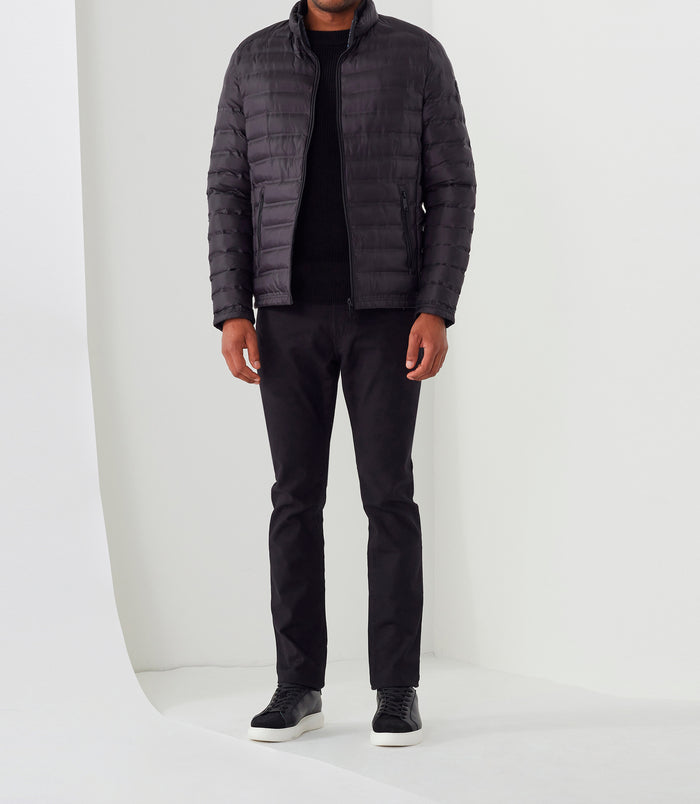 izac Blouson matelassé noir "Freddie"