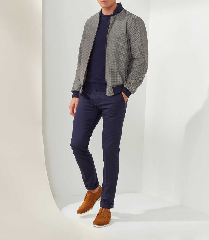 izac Blouson réversible beige-vichy "Kalvine"