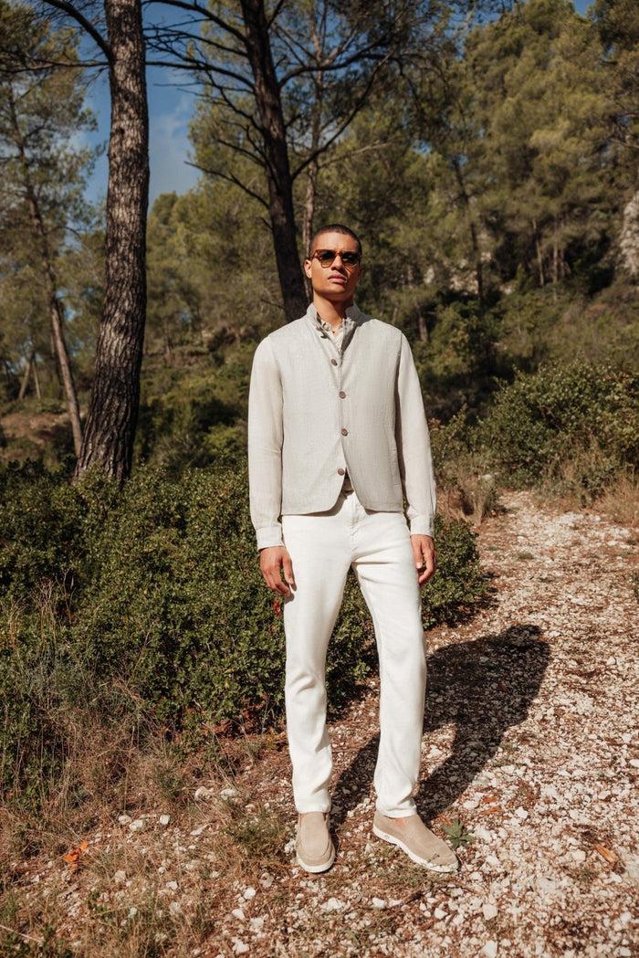 izac Blouson sans manche gris