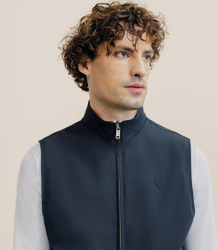 Izac Blouson Sans Manche Marine