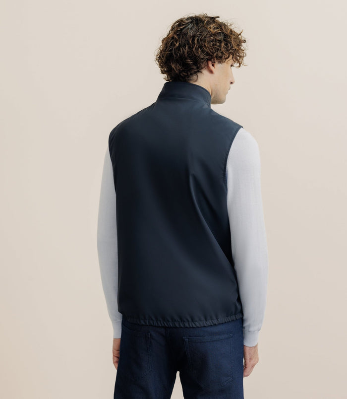 Izac Blouson Sans Manche Marine
