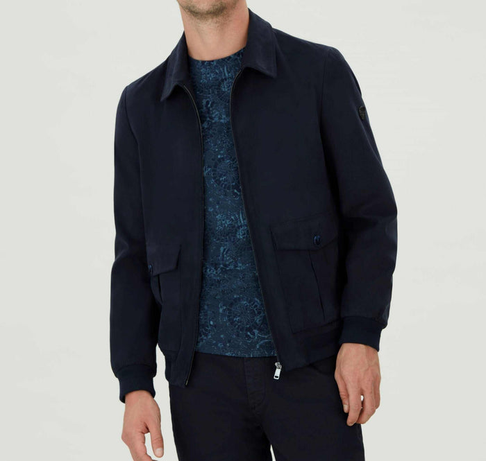 izac Blouson suédine marine "Cidre"