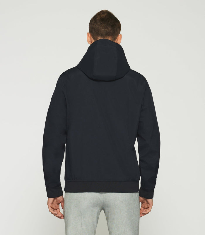 Izac Blouson Technique à Capuche Marine ROMI