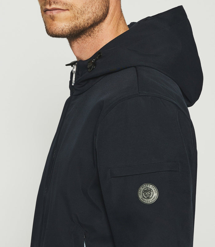 Izac Blouson Technique à Capuche Marine ROMI