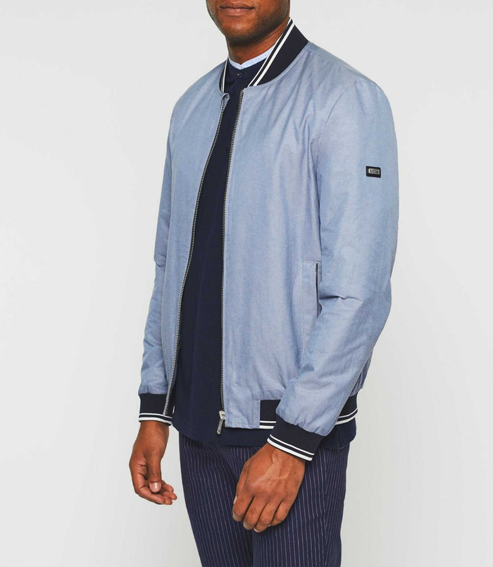 Izac Blouson Teddy Léger Bleu "Romeo"