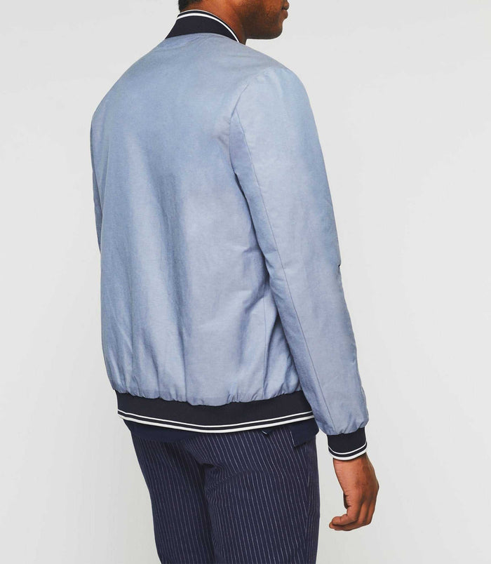 Izac Blouson Teddy Léger Bleu "Romeo"