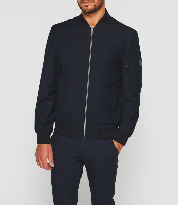 izac Blouson teddy léger marine "Roger"