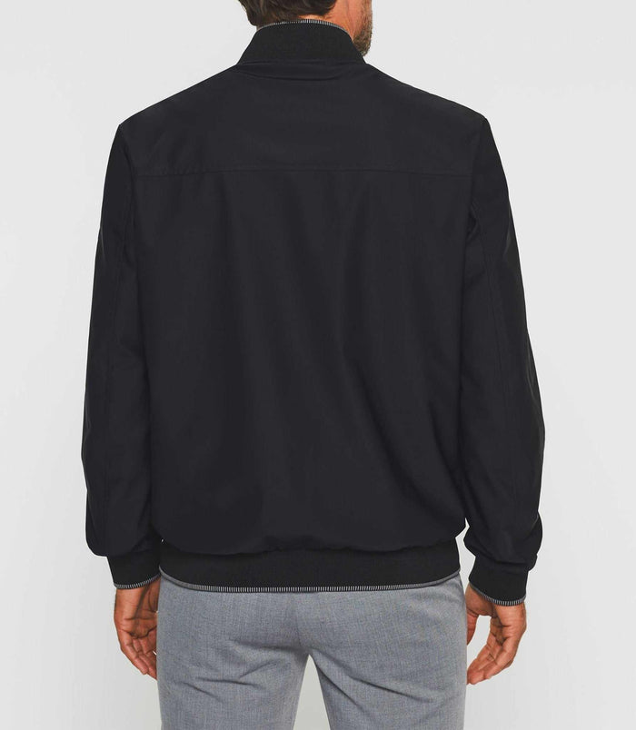 Izac Blouson Teddy Léger Noir "Ramsay"
