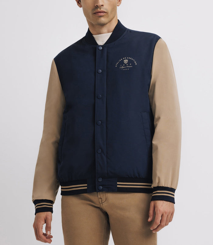 Izac Blouson Teddy Sport Marine