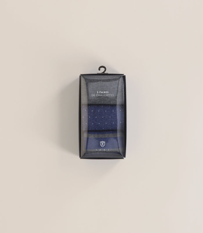 Izac Boite De Chaussettes Grises