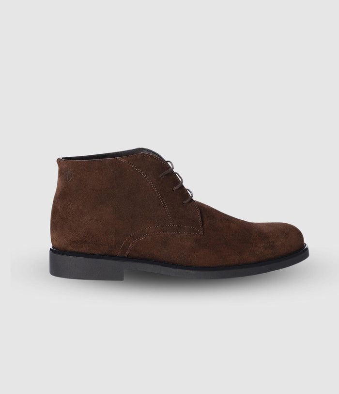 Izac Bottines Suede à Lacets Marron ODESSA