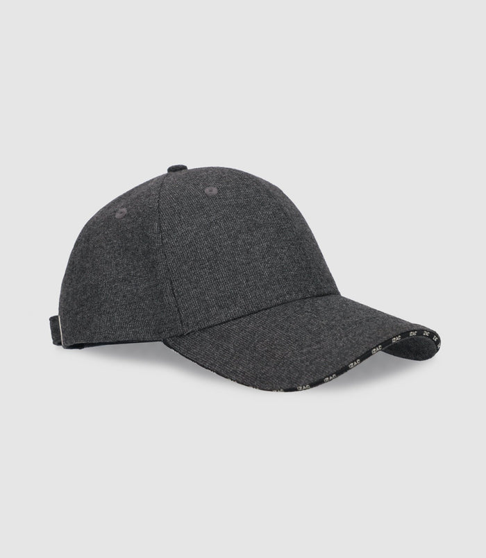 izac Casquette en tissu armuré anthracite