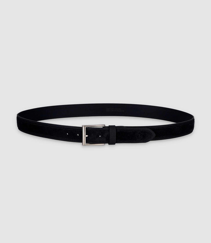 izac Ceinture 35mm en cuir marine CYANG