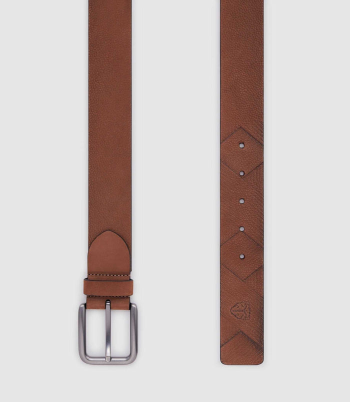 Izac Ceinture 40mm En Cuir Marron Clair "Nora"