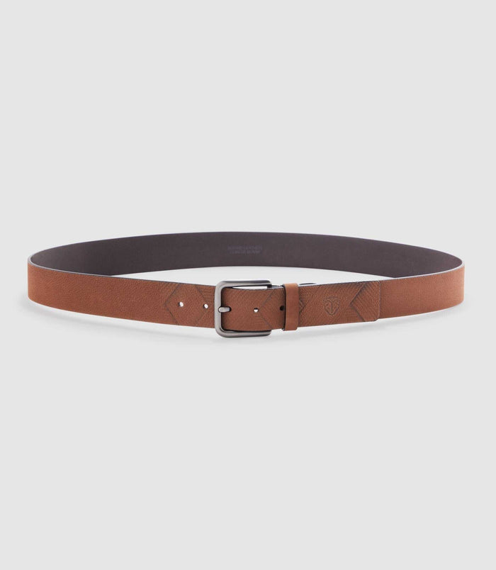 izac Ceinture 40mm en cuir marron clair "Nora"