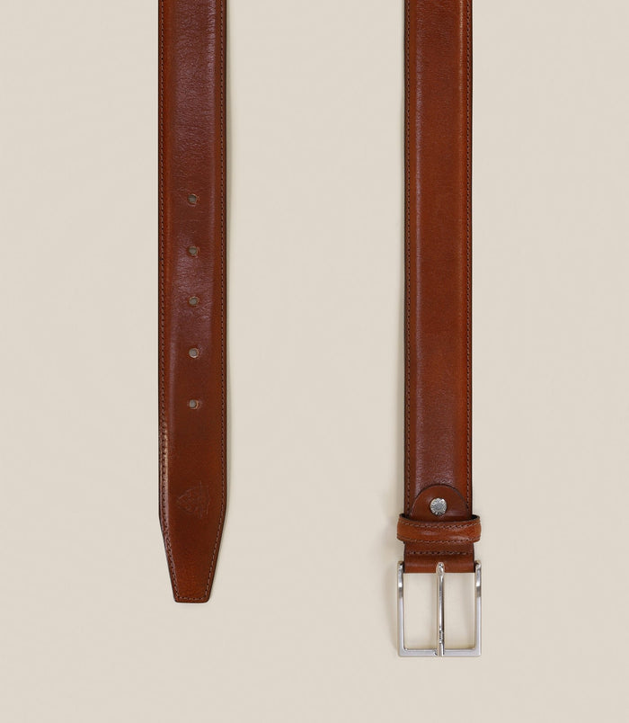 Izac Ceinture à Sangle Réversible Marron