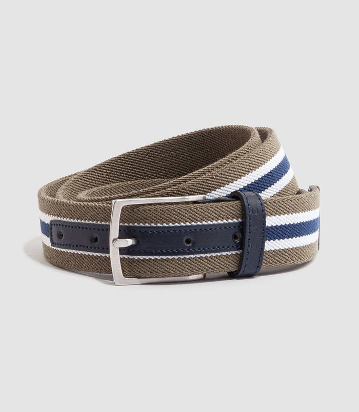 Izac Ceinture Ajustable Casual Kaki-marine "Rapide"