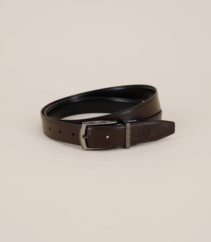 Izac Ceinture Ajustable En Cuir Noire