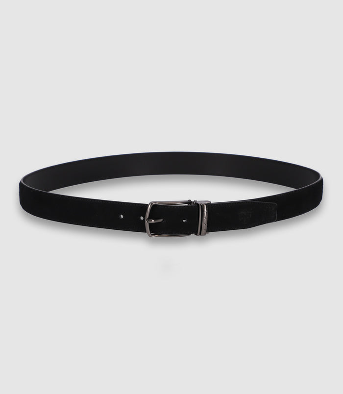 Izac Ceinture En Cuir 35mm Ajustable Noire CHANCE