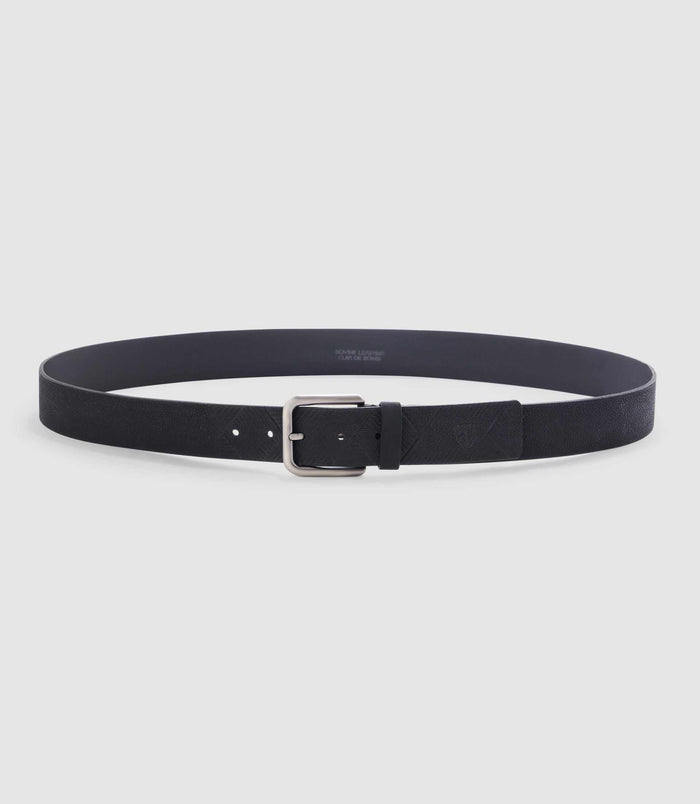 izac Ceinture en cuir 40mm noire "Nora"