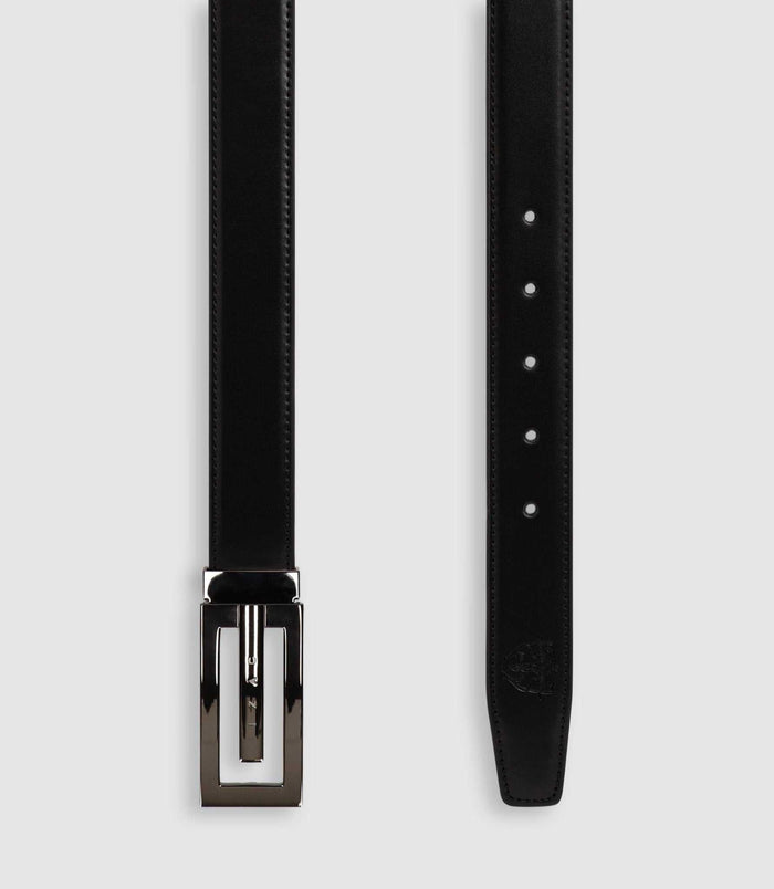 Izac Ceinture Réversible 30mm Noire Et Marron CLIP