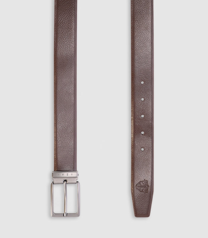 Izac Ceinture Réversible Ajustable Noire
