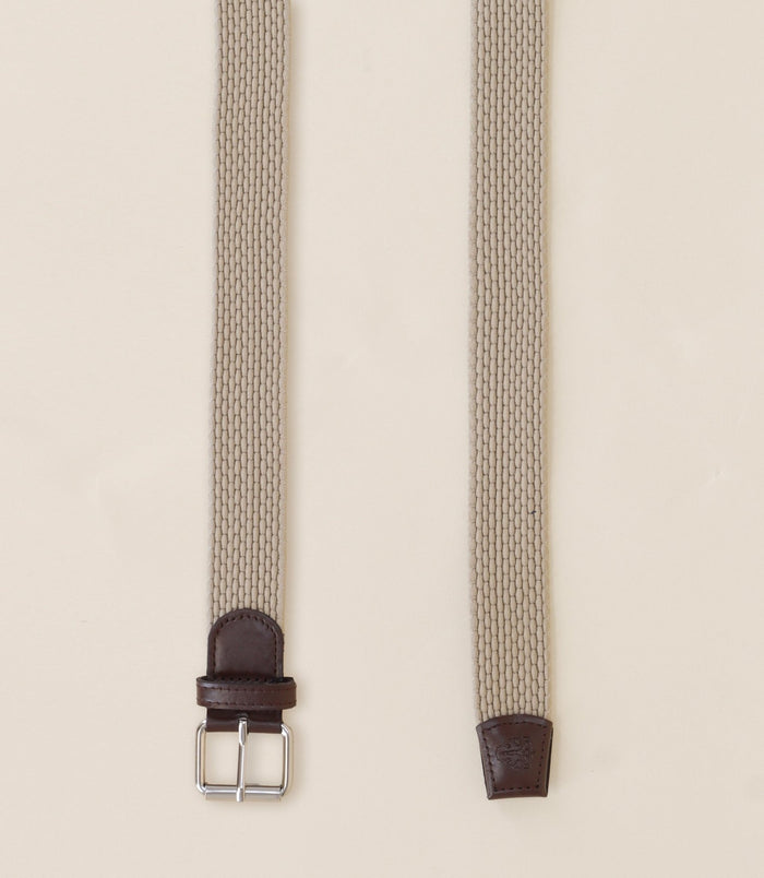 Izac Ceinture Tressée Beige