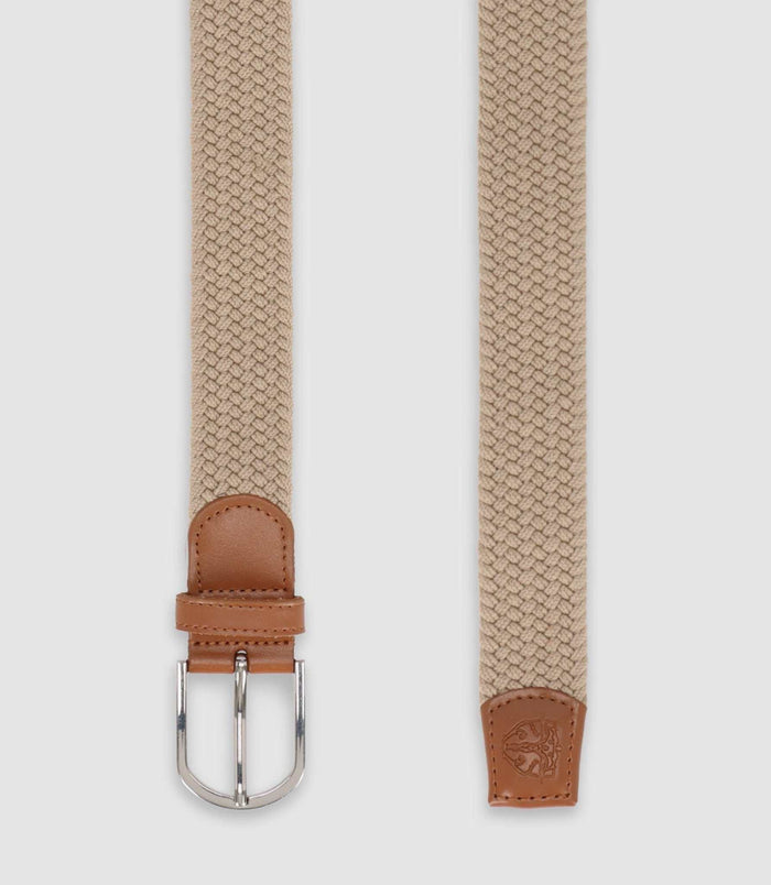 Izac Ceinture Tressée Beige