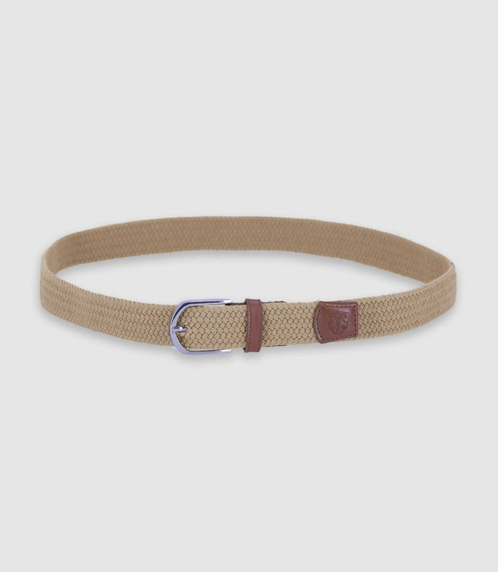 izac Ceinture tressée beige