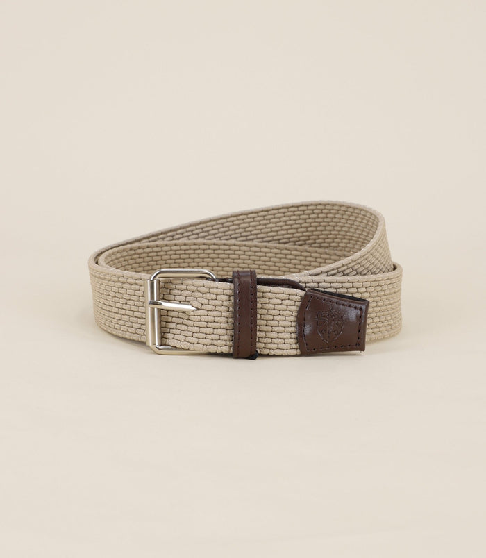 izac Ceinture tressée beige
