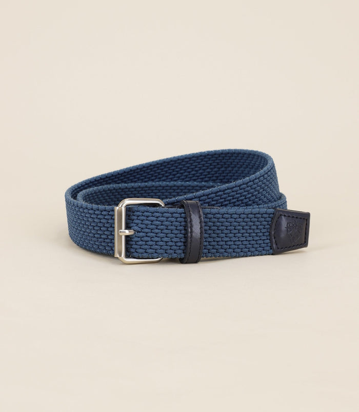 izac Ceinture tressée indigo clair