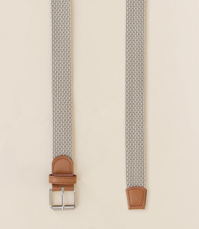 Izac Ceinture Tressée Mastic