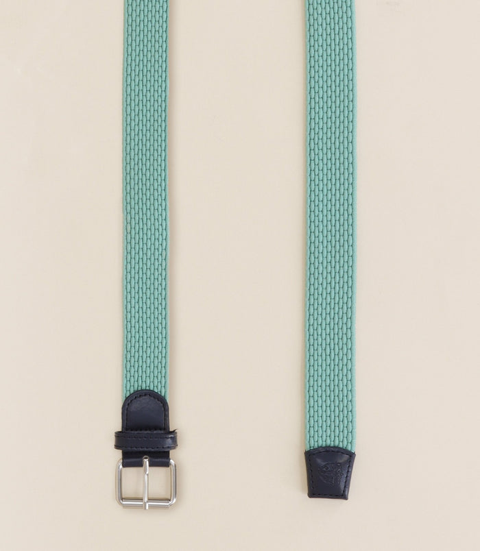 Izac Ceinture Tressée Verte
