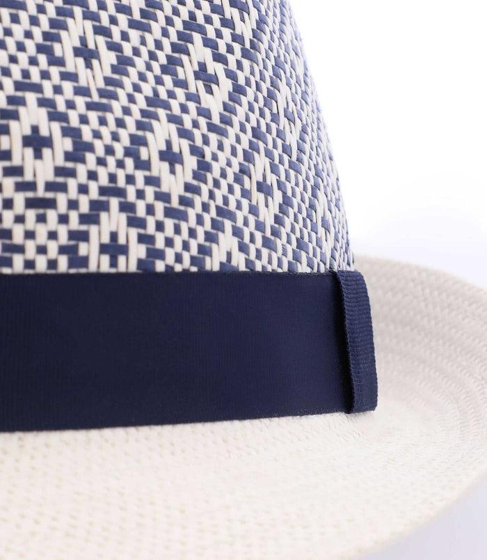 Izac Chapeau à Motifs Marine