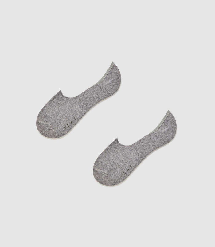 izac Chaussettes invisibles gris chiné