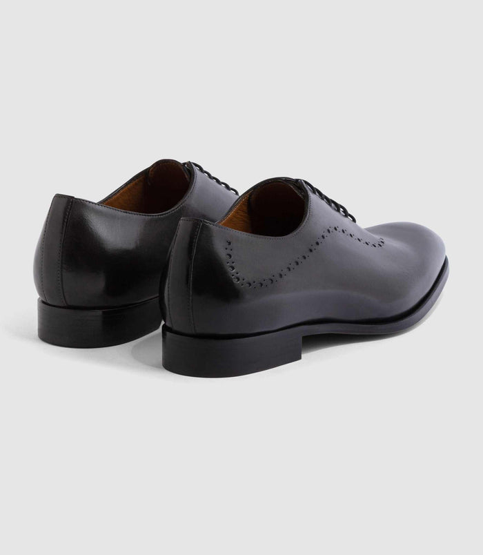 Izac Chaussure Coutures Cuir Grises "Giani"