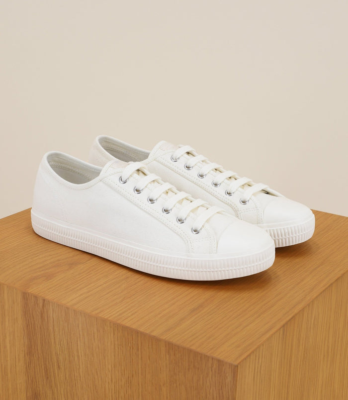 Izac Chaussures Baskets En Toile écru