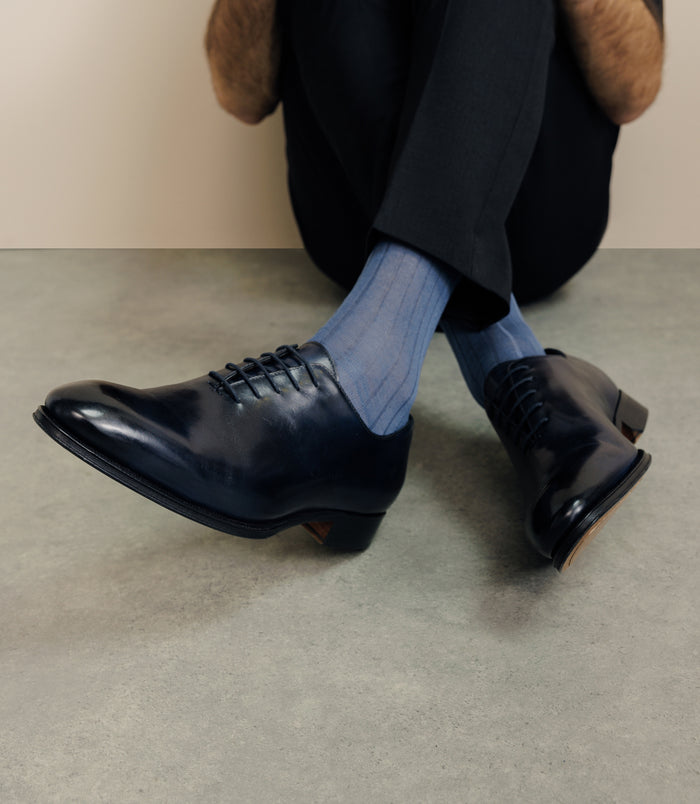 izac Chaussures couture marine