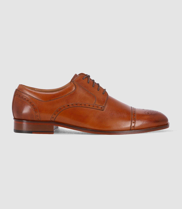 Izac Chaussures Derby En Cuir Marron