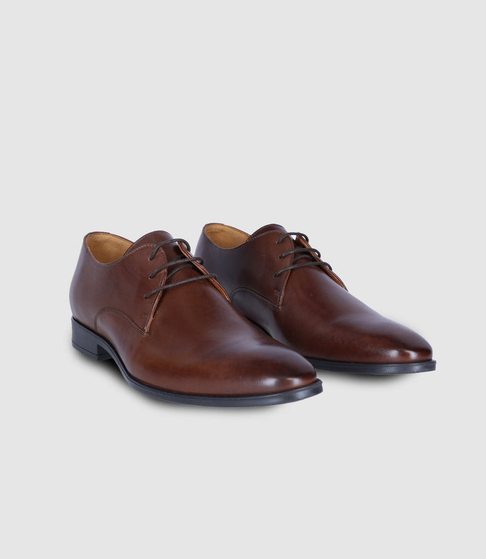 Izac Chaussures Derby En Cuir Marron