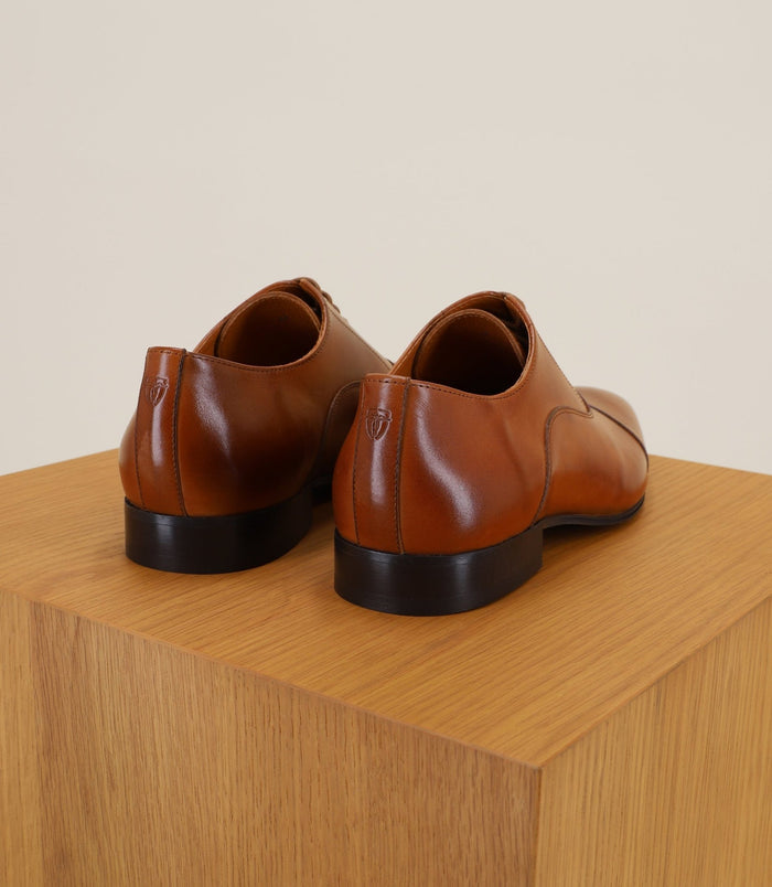 Izac Chaussures En Cuir Marron